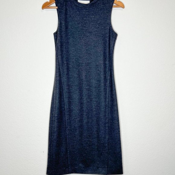 THEORY Sleeveless Wool Blend Dress - Picture 12 of 13